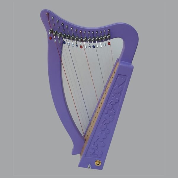 15 Strings Baby Harp in Beech Wood