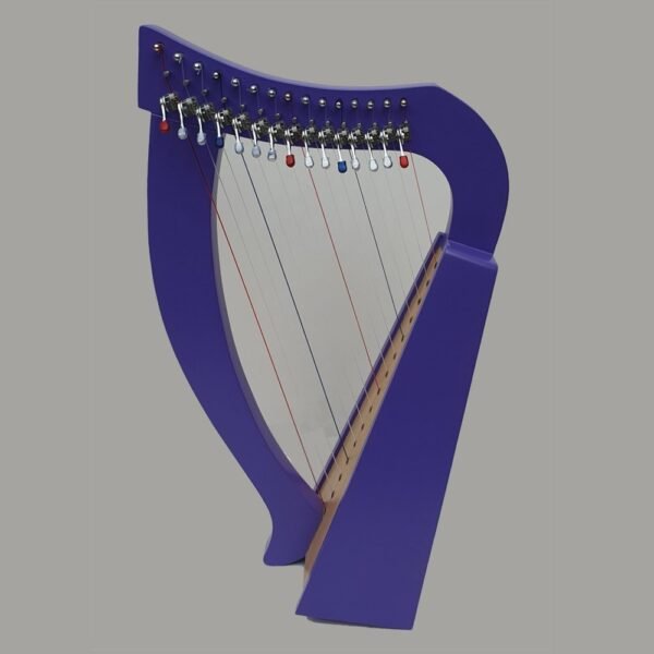 17 Strings Baby Harp in Beech Wood