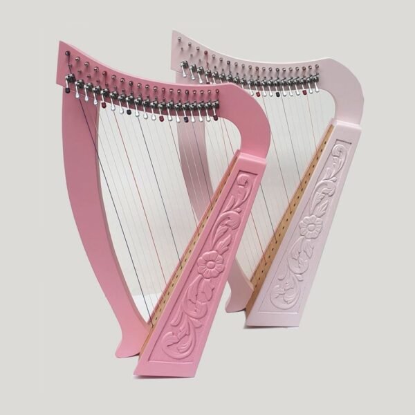 19 Strings Baby Harp in Beech Wood