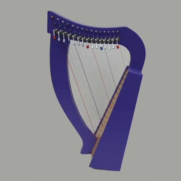15 Strings Baby Harp in Beech Wood